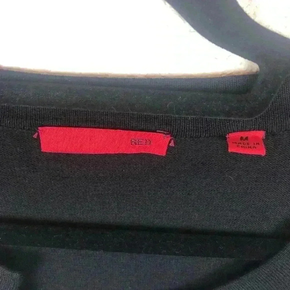 2/$25 RED Cardigan With Flowers - Picture 3 of 6